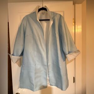 Grace Chuang Ice Blue Women's Jacket NWOT Sz M